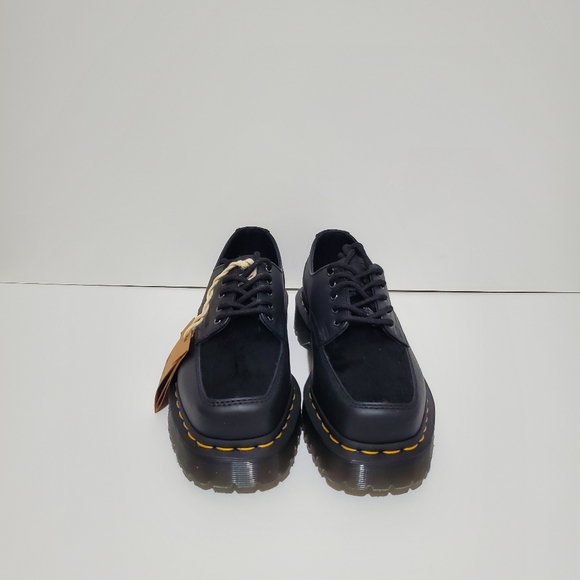 Dr. MARTENS 5-EYE BEX SQUARE TOE HAIR-ON & LEATHER SHOES SIZE 6 - Picture 11 of 13